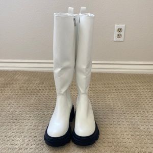 White boots